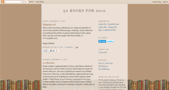 Desktop Screenshot of 50booksfor2010.com