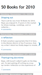 Mobile Screenshot of 50booksfor2010.com