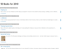Tablet Screenshot of 50booksfor2010.com